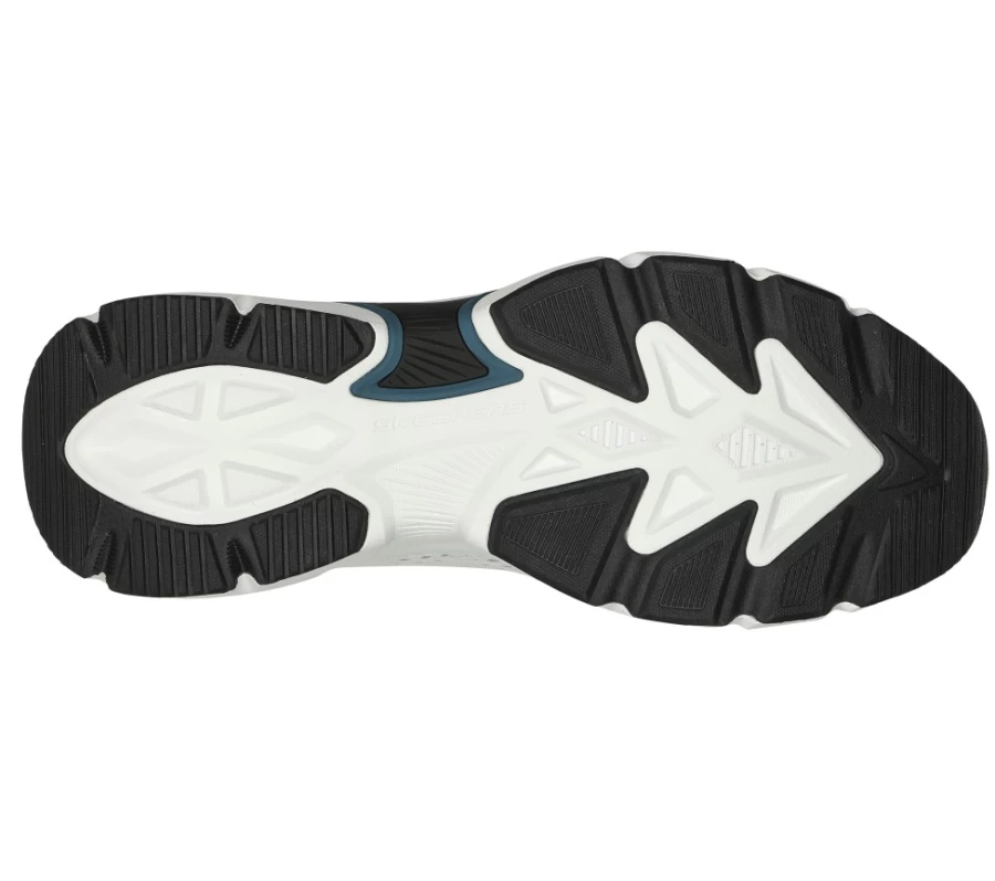 SKECHERS Men's Skech-Air Ventura Sneakers in White & Black - Lightweight Comfortable Walking Shoes