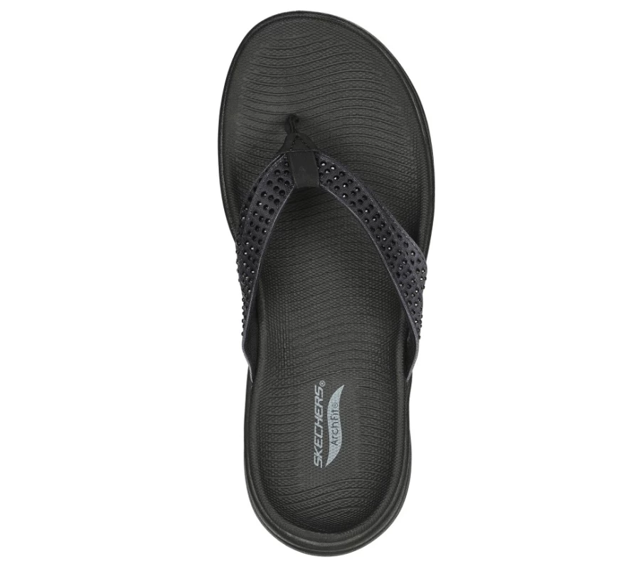 SKECHERS Women's Arch Fit Radiance - Mesmerize Sneakers in Black & Gray for Comfort & Style