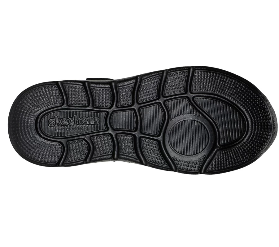 SKECHERS Kids C-Flex Sandal 2.0 - Dino-Rays Lightweight Sneakers in Black/Lime