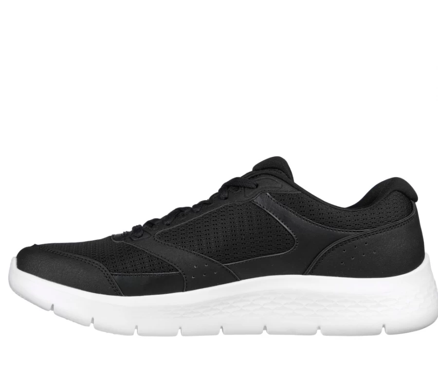 SKECHERS Men's Go Walk Flex Walking Shoes - Black | Lightweight & Comfortable Sneakers