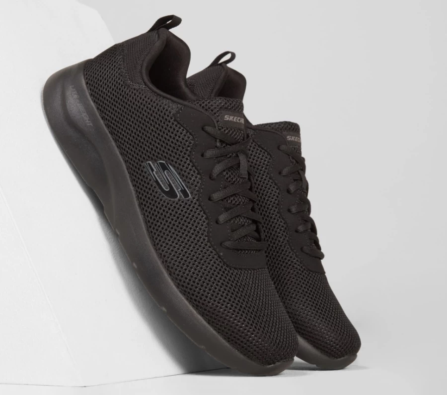 SKECHERS Men's Dynamight 2.0 - Rayhill Sneakers in Black
