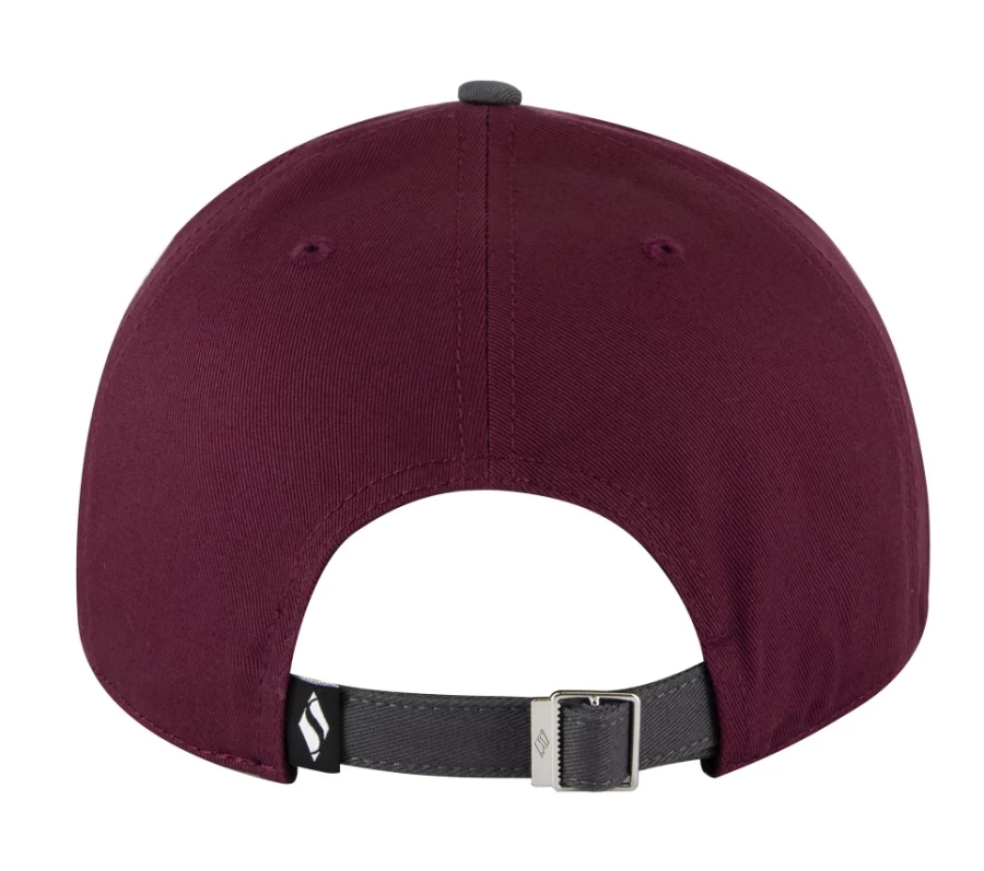 SKECHERS Men's Dark Red Prestige Baseball Cap