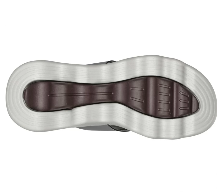 SKECHERS Men's Go Walk Massage Fit Sandal - Light Gray Comfortable Walking Shoes