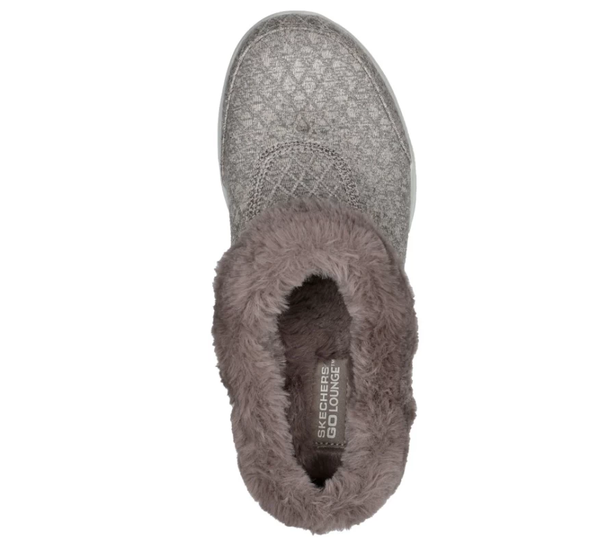 SKECHERS Women's Taupe On-The-Go Joy Total Dream Comfortable Walking Shoes