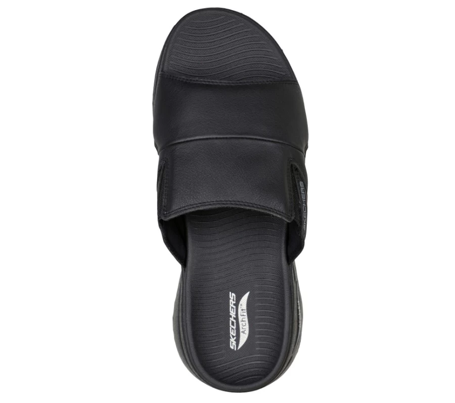 SKECHERS Men's Go Walk Arch Fit - Ultra Span Walking Shoes in Black