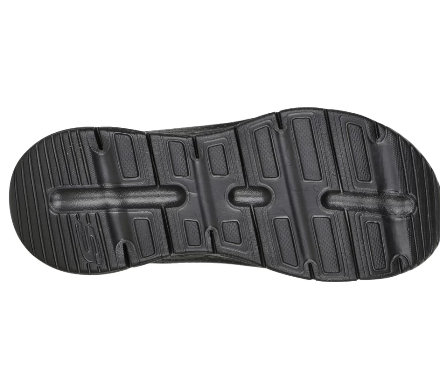SKECHERS Women's Foamies Arch Fit Sneakers in Black - Comfortable Slip-On Walking Shoes