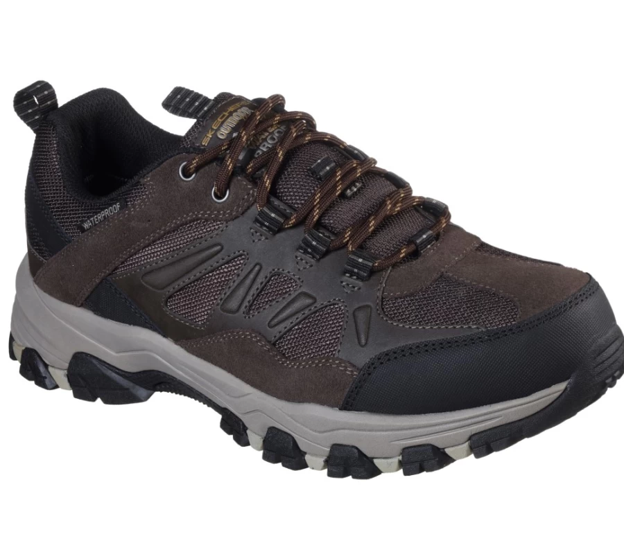 SKECHERS Men's Selmen - Enago Relaxed Fit Sneakers in Chocolate