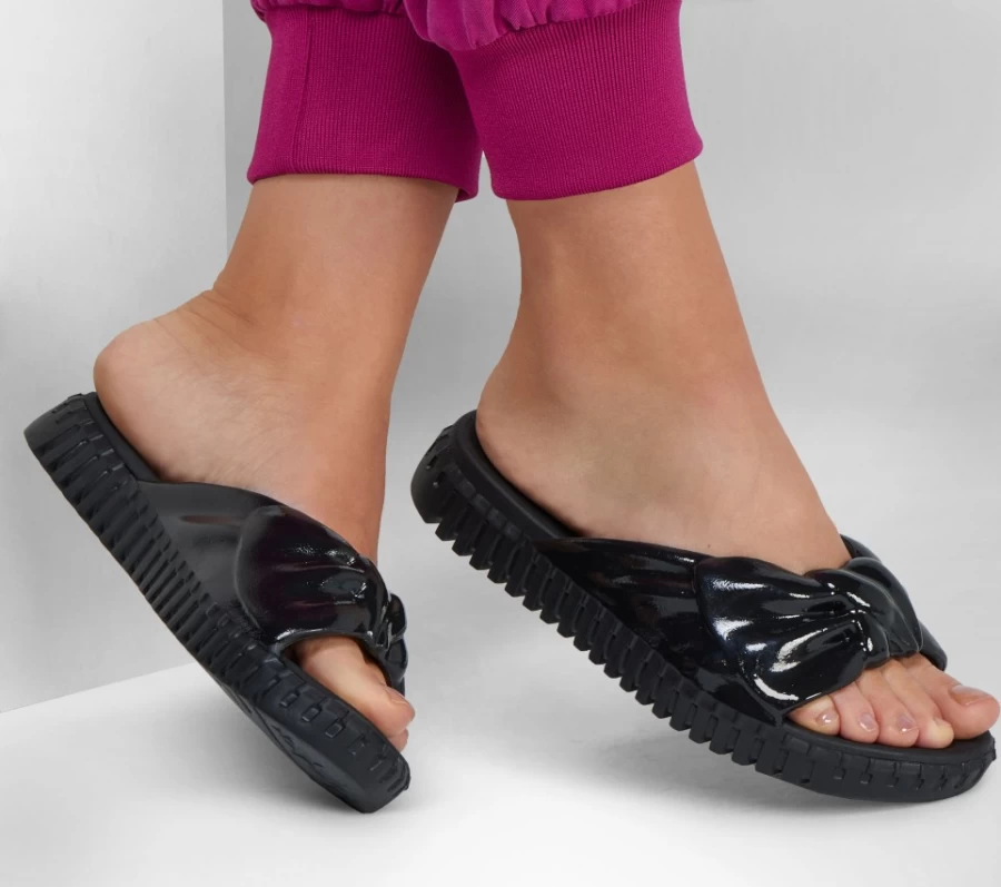SKECHERS Women's Black Foamies Sepulveda Blvd - So Sweet Sneakers