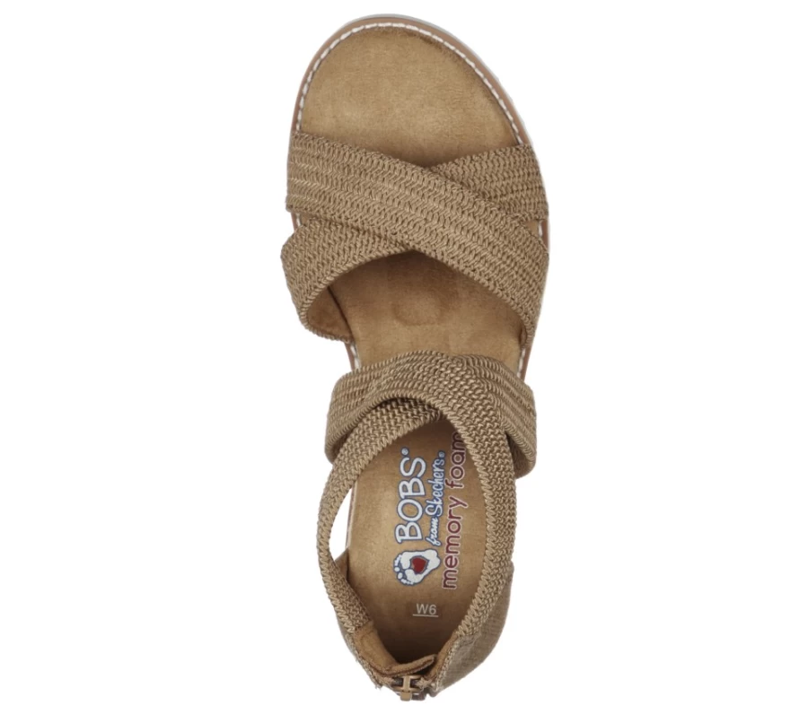 SKECHERS Women's Desert Kiss - Tan Desert Nights Casual Shoes