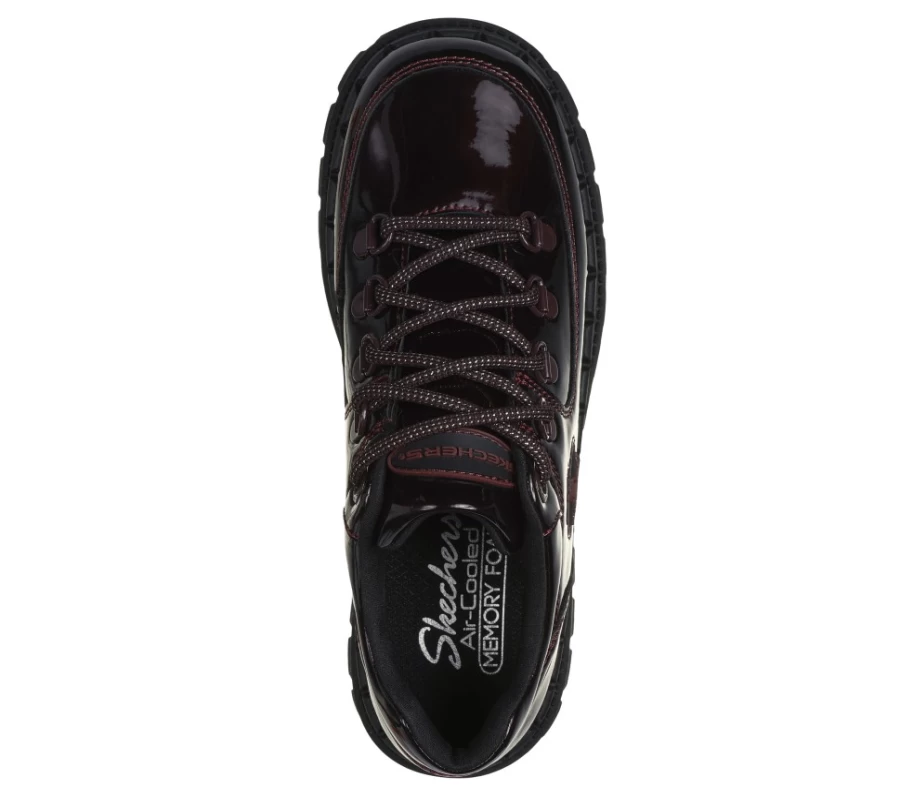 SKECHERS Women's Burgundy Jammers - Cool Block Athletic Shoes