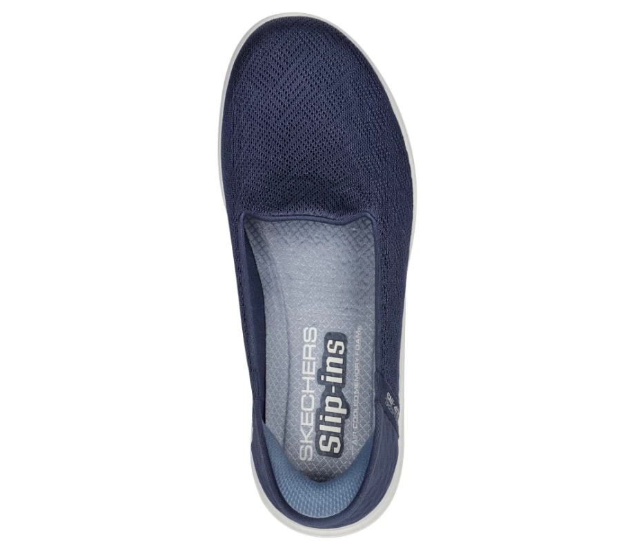 SKECHERS Women's Slip-On Sneakers - On-The-Go Flex Astonish in Navy | Comfortable Slip-Ins for Women