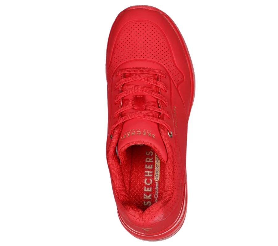 SKECHERS Women's Million Air - Elevated Air Sneakers in Red for Comfort & Style