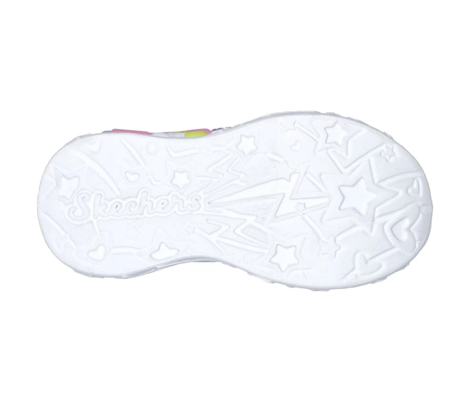 SKECHERS Kids Unicorn Charmer Twilight Dream Sneakers in Purple & Multi Colors