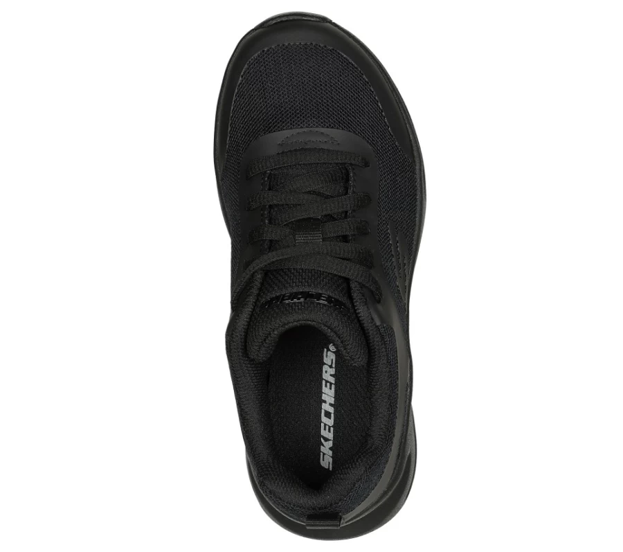 SKECHERS Kids Dynamatic Swift Speed Sneakers in Black - Lightweight Running Shoes for Children