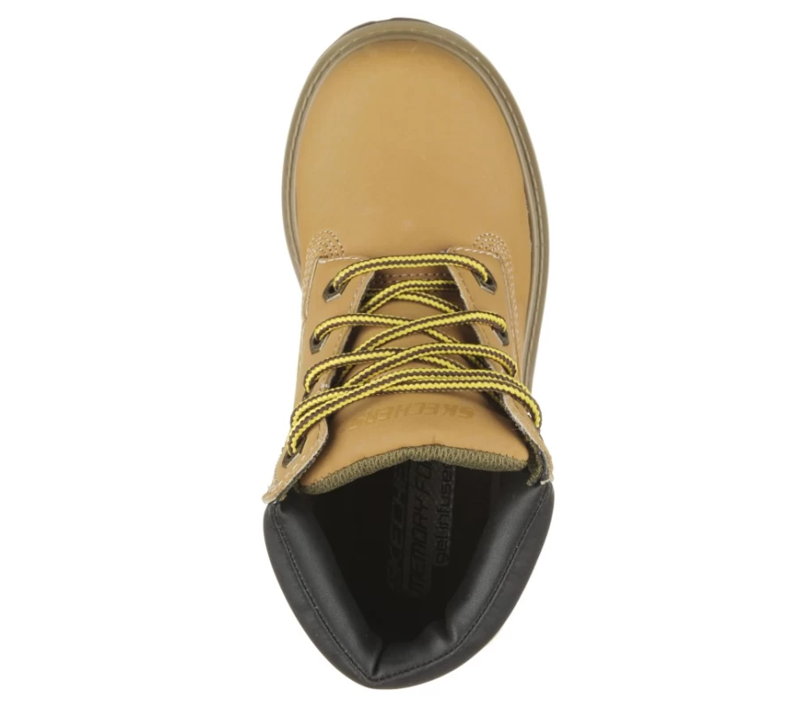 SKECHERS Kids Mecca - Mitigate Sneakers in Wheat | Lightweight Comfort Shoes for Children