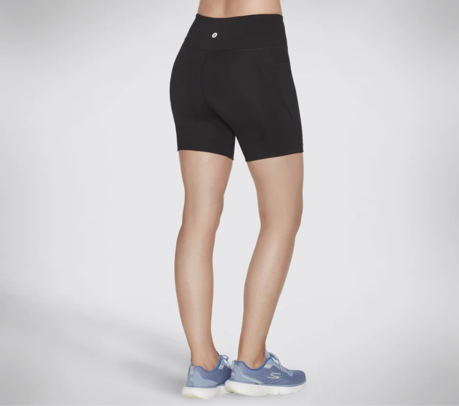SKECHERS Women's Black Go Stretch 6-Inch Bike Shorts for Comfort & Performance