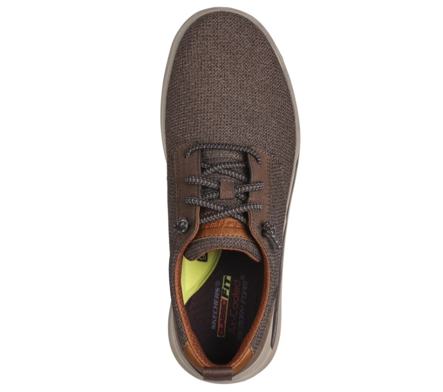 SKECHERS Men's Brown Proven - Gladwin Casual Shoes