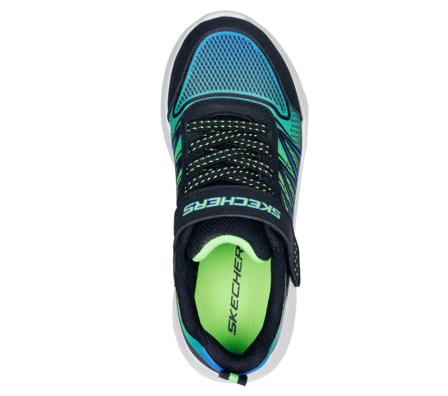 SKECHERS Kids' Bounder - Zatic Sneakers in Black & Lime | Lightweight Comfort Shoes for Active Children
