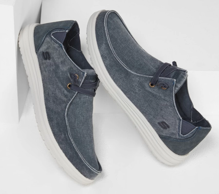 SKECHERS Men's Blue Raymon Sneakers - Melson Style for Comfort & Performance