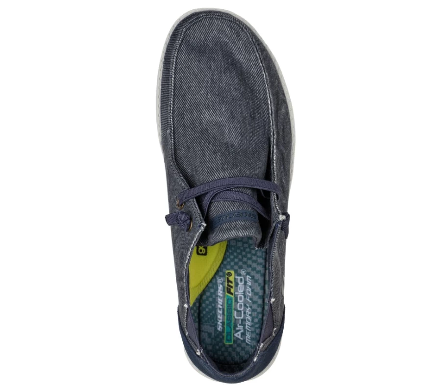 SKECHERS Men's Blue Raymon Sneakers - Melson Style for Comfort & Performance