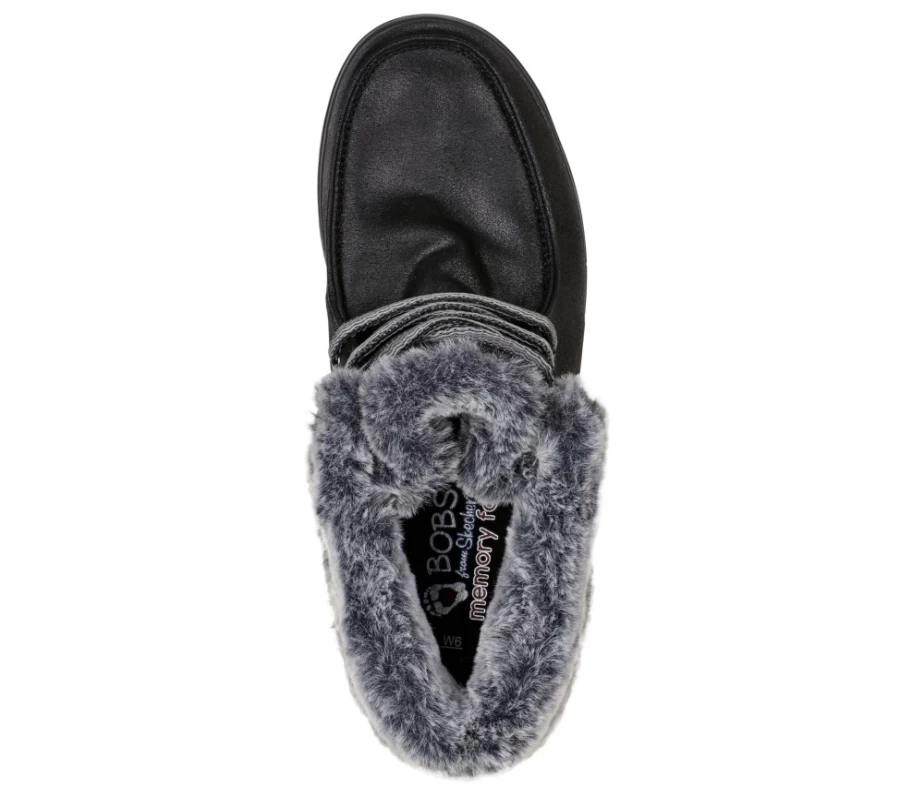 SKECHERS Women's Bobs Skipper - Black Hang Glider Shoes for Comfort & Style