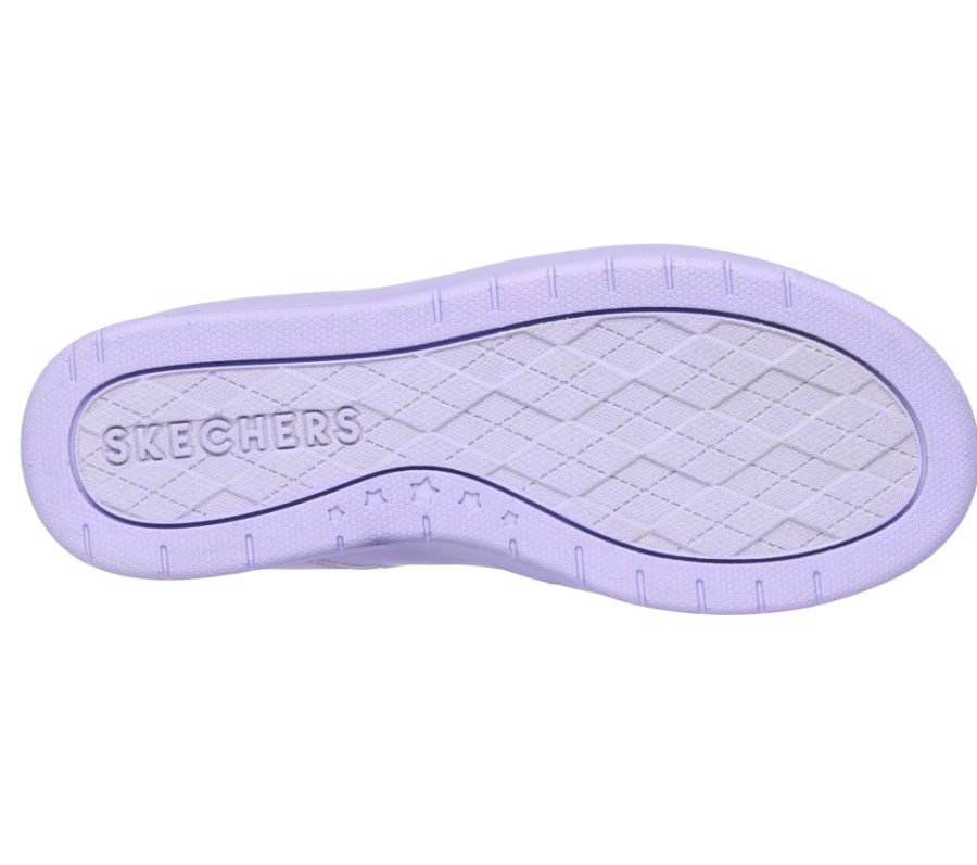SKECHERS Kids Court High - Lavender Color Zone Sneakers for Girls & Boys
