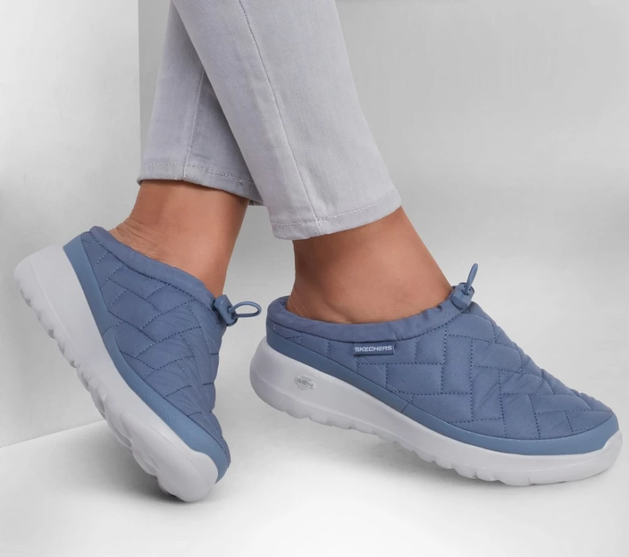 "SKECHERS Women's Blue Comfortable Shoes - On-The-Go Joy & Cozy Feels"