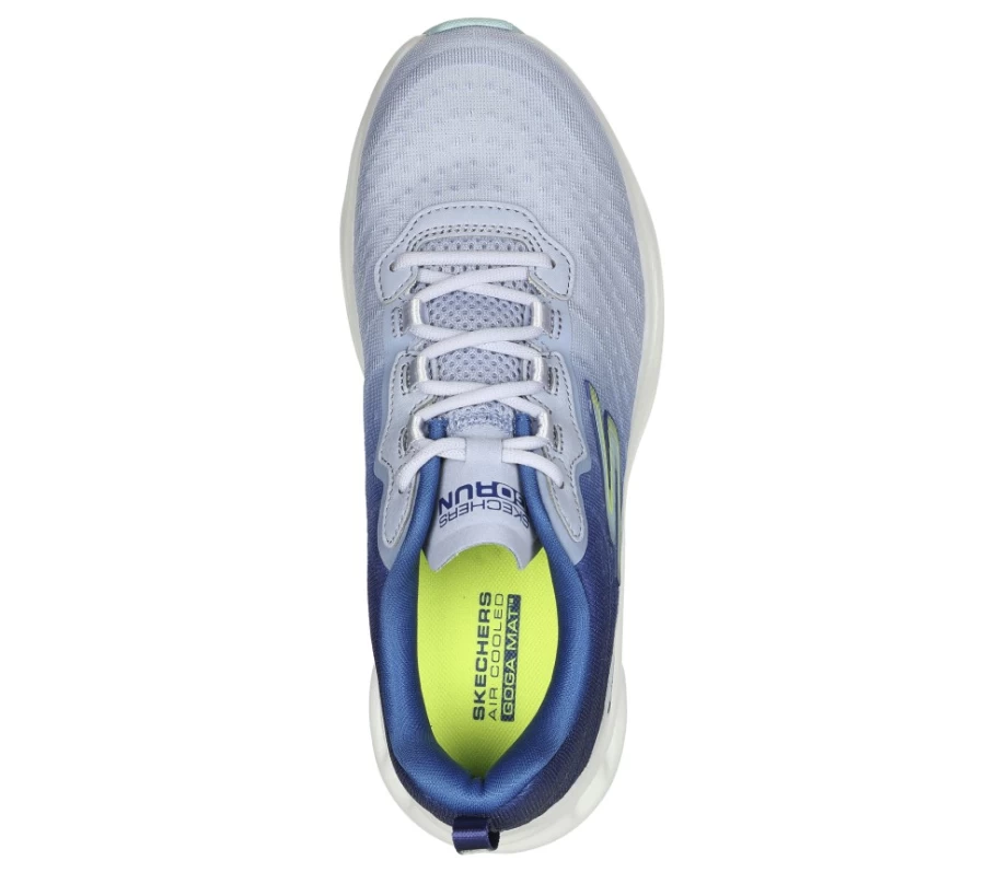 SKECHERS Women's Go Run Swirl Tech Speed - Headway Running Shoes in Blue / Light Blue
