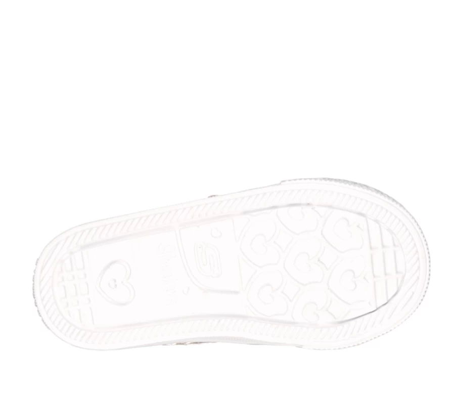 SKECHERS Kids Twinkle Toes Shuffle Lite - Mini Mermaid Sneakers in Gold