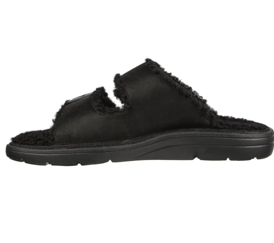 SKECHERS Women's Arch Fit Go Lounge Slip-On Sneakers - Black, Comfortable & Adorable Loafers for Casual Wear