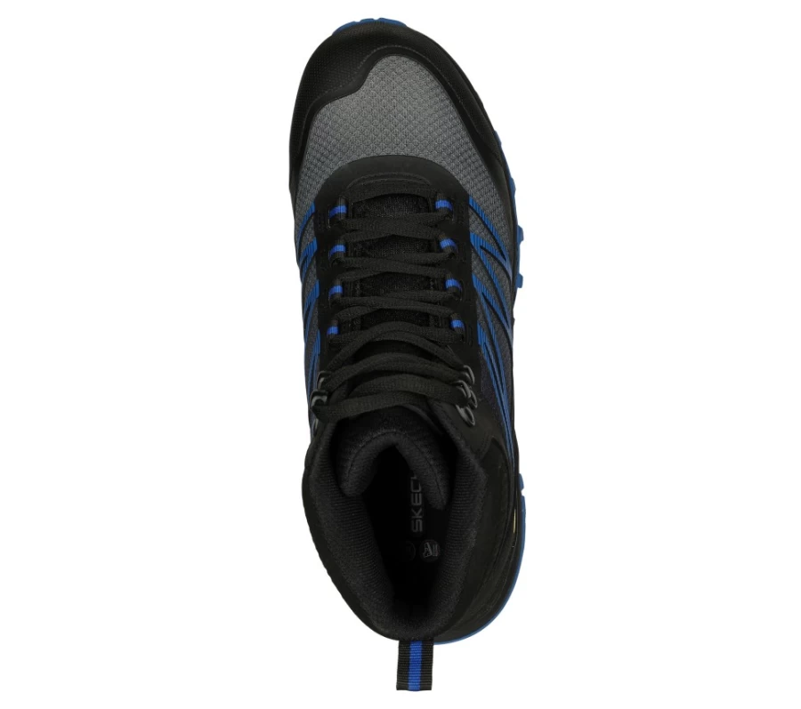 SKECHERS Men's Work Shoes Puxal - Firmle ESD Composite Toe in Black & Blue