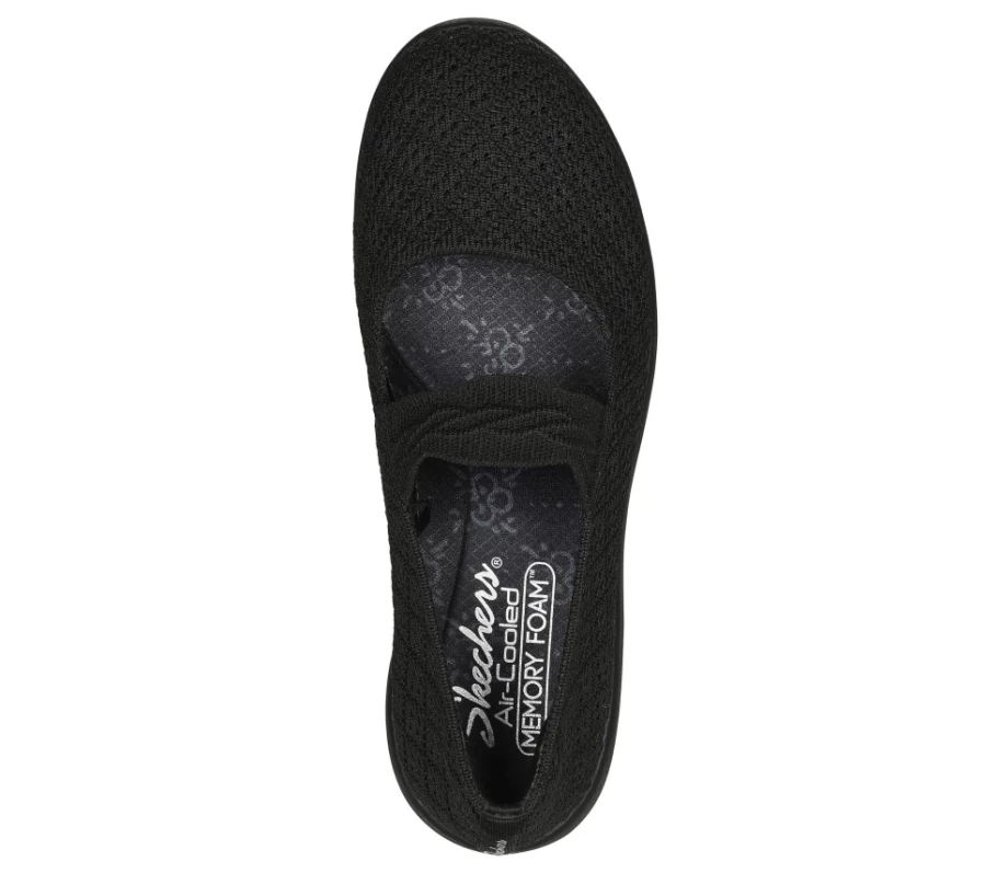SKECHERS Women's Arya - That's Sweet Sneakers in Black