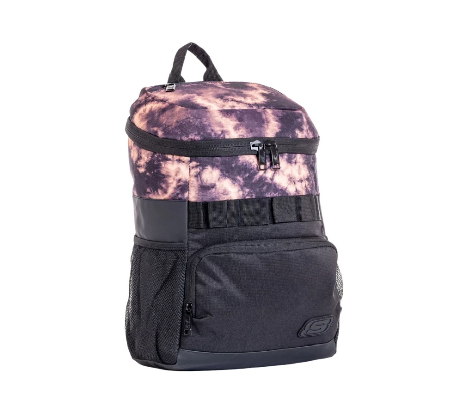 SKECHERS Men's Olive Toploader Mini Backpack - Lightweight Travel & Everyday Carry Accessory