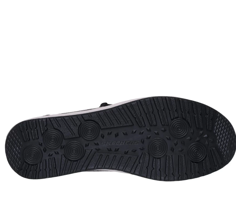 SKECHERS Men's Melson - Nela Relaxed Fit Sneakers in Black