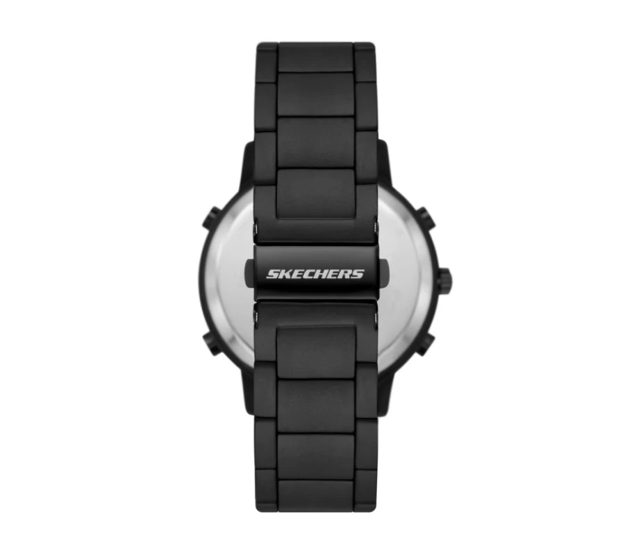 SKECHERS Men's Lawndale Laser Black Analog Watch