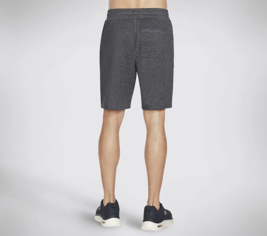 SKECHERS Men's Skech-Knits Ultra Go 9-Inch Shorts in Charcoal - Comfortable Athletic Wear