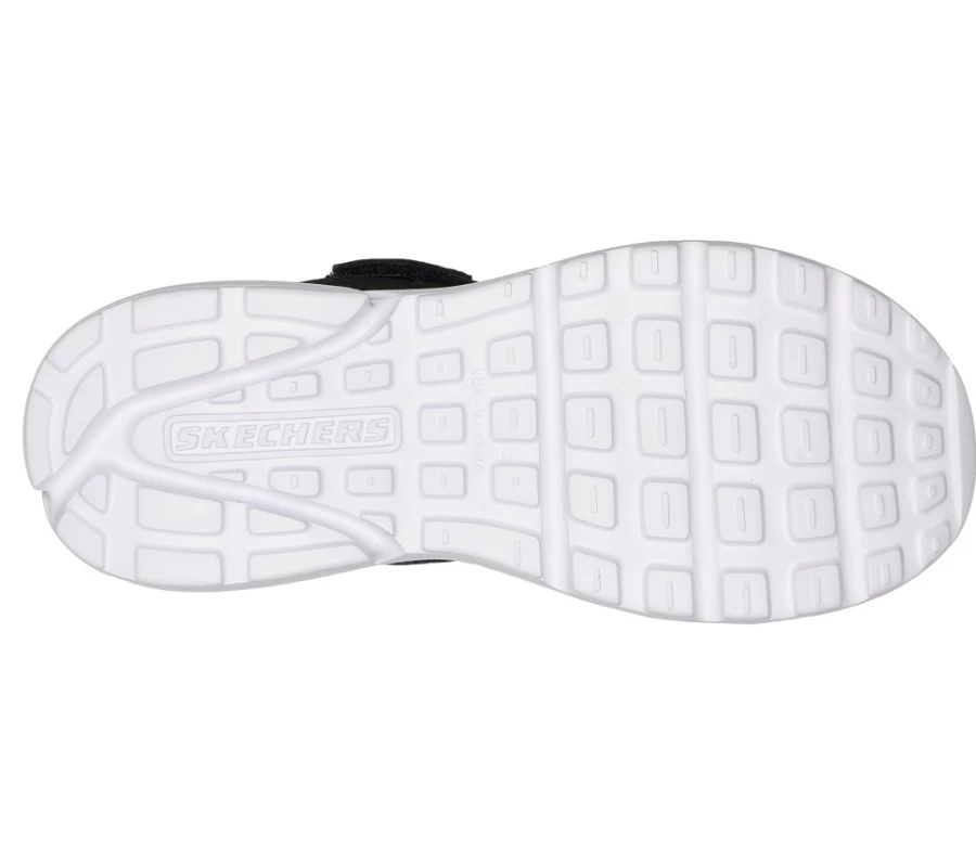SKECHERS Kids Razor Splash Sneakers in Black & Lime - Drecko Style