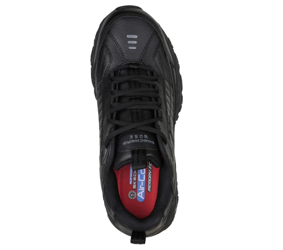 SKECHERS Men's Soft Stride Fambli Sr Sneakers in Black - Comfortable Walking Shoes