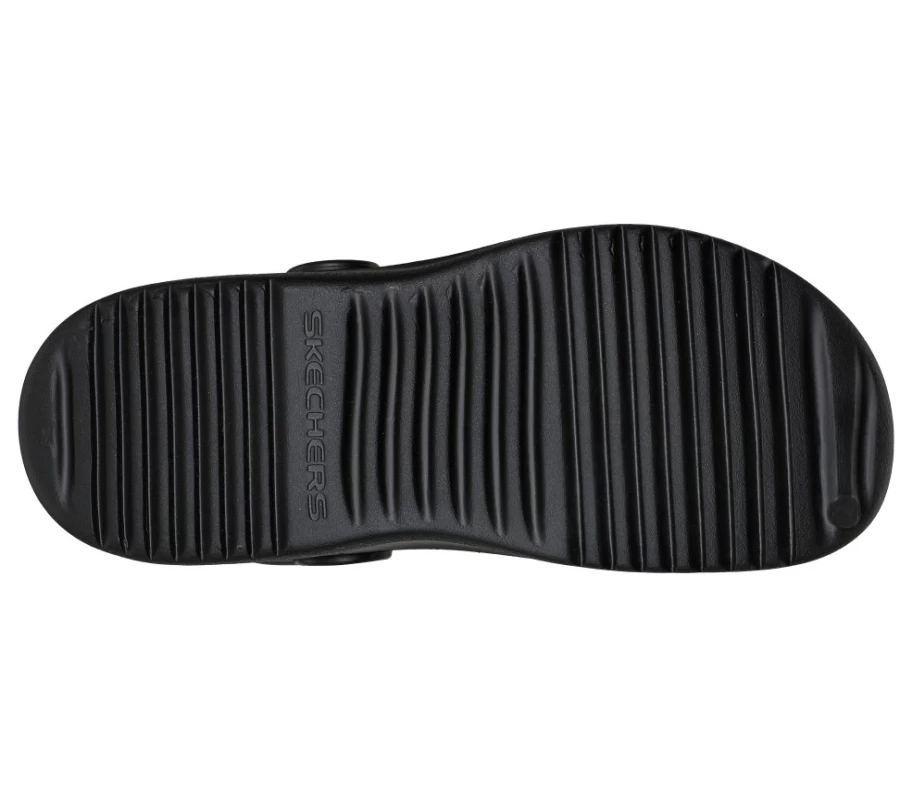 SKECHERS Men's Foamies Summer Chill Slip-On Sneakers in Black