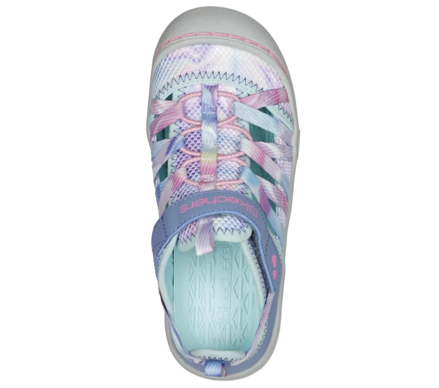 SKECHERS Kids Summer Steps 2.0 Sneakers in Lavender & Multi Color - Sunset Peak Style