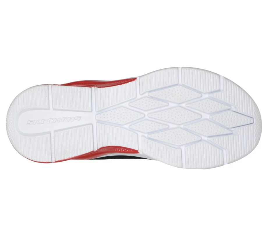 SKECHERS Kids Microspec Max - Volace Sneakers in Black & Red for Active Play