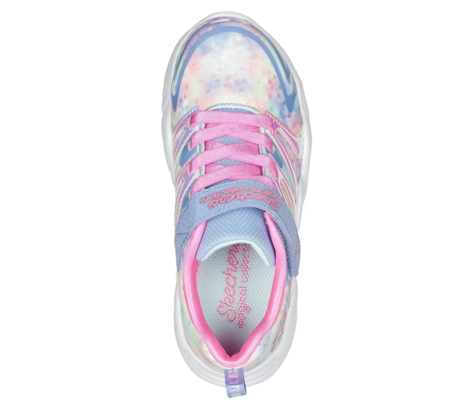 SKECHERS Kids Unicorn Storm - Magical Dreamerz Sneakers in Periwinkle & Multi Color