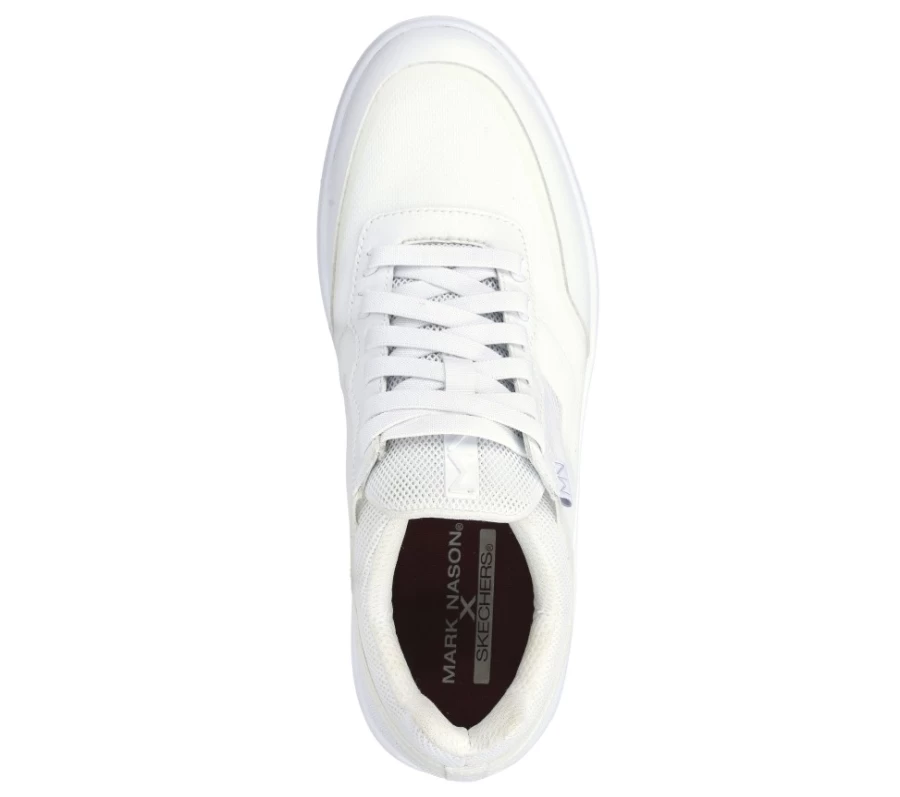 SKECHERS Men's White Mark Nason Alpha Cup Fielder Shoes