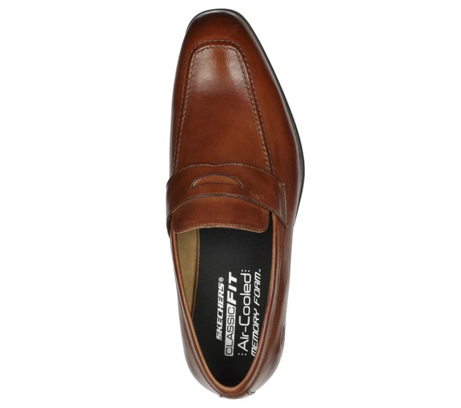 SKECHERS Men's Corinth Sneakers in Cognac - Trentmore Style