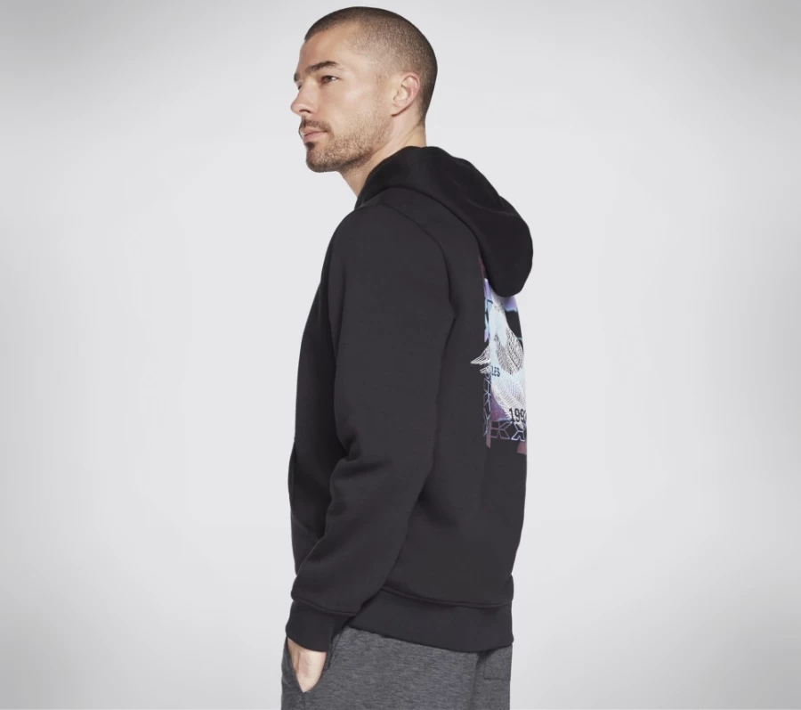 SKECHERS Men's SKX Vantage Pullover Hoodie - Black