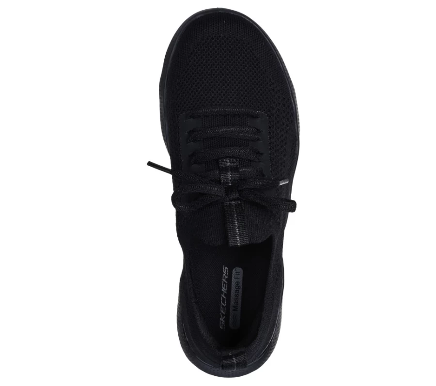 SKECHERS Women's Massage Fit Lite - Intrigue Sneakers in Black