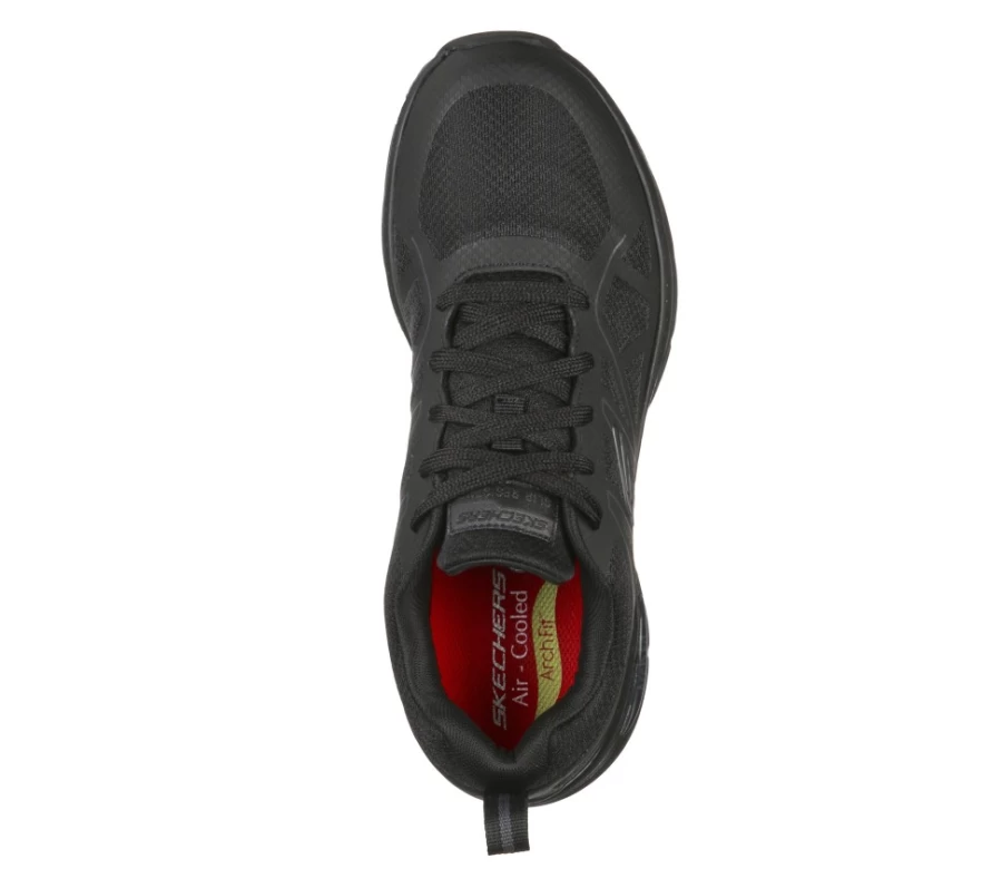 SKECHERS Men's Arch Fit Sr - Axtell Black Walking Shoes