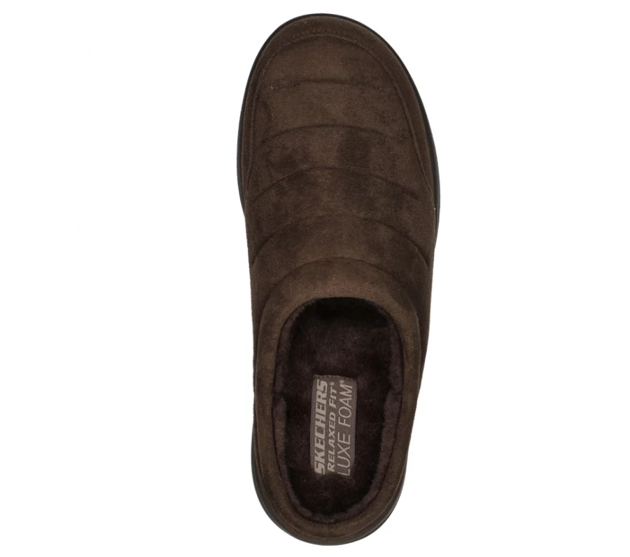 SKECHERS Men's Garvanza Relaxed Fit Sneakers in Chocolate - Murette Style Comfort Shoes