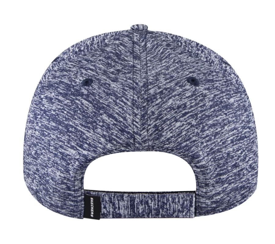 SKECHERS Men's Blue & Gray Flat Brim Hat - On The Road Casual Cap