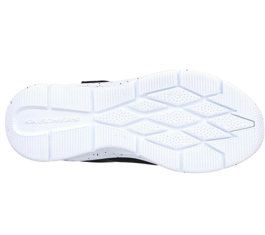SKECHERS Kids Microspec - Eco Fun Sneakers in Black & Aqua for Active Play